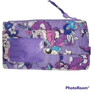 Vera Bradley Purple Floral Wallet